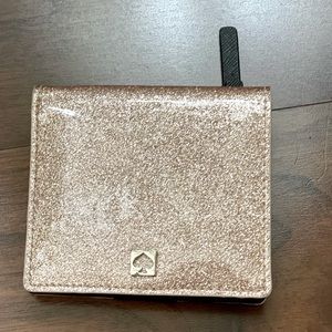kate spade glitter wallet/cardholder